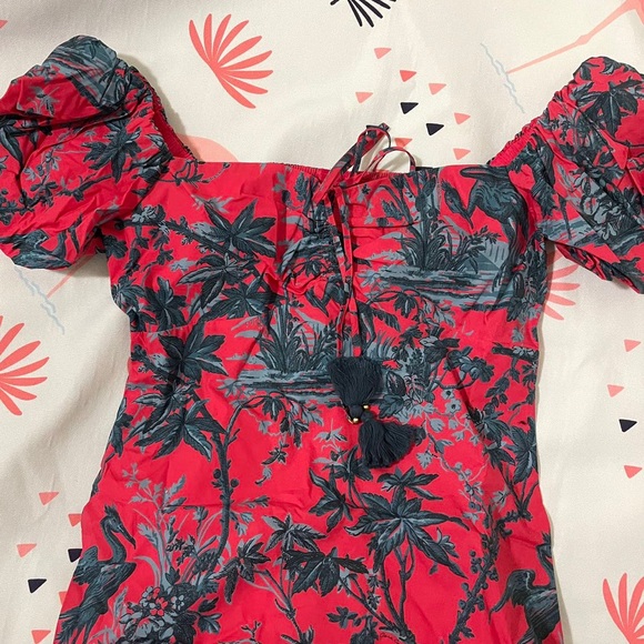 Cara Cara Gigi Dress Heron Watermelon - Picture 4 of 5